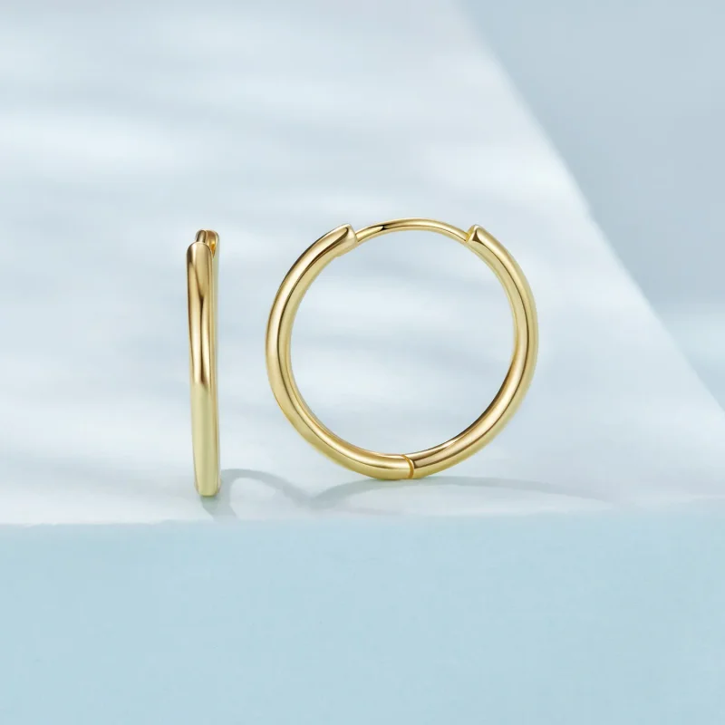 (zdjęcie do) Pandora Style 925 Srebrne Kolczyki z Pozłacanymi Okuciami - SCE1772-BM - Wyświetl 2