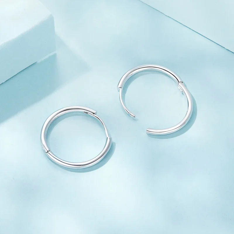 (zdjęcie do) Pandora Style 925 Srebrne Kolczyki z Platerowaną Platyną - SCE1772-L - Wyświetl 4