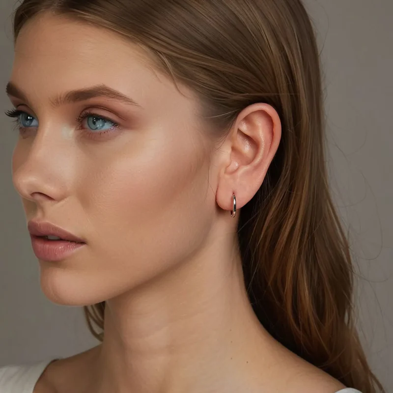 (zdjęcie do) Pandora Style 925 Srebrne Kolczyki z Próby z Platynowaną Powłoką - SCE1772-M - Wyświetl 10