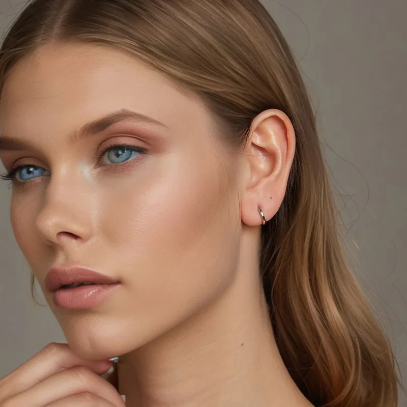 (zdjęcie do) Pandora Style 925 Srebrne Kolczyki z Platynowym Powłoką - SCE1772-S - Wyświetl 7