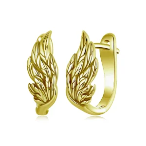 (zdjęcie do) Pandora Style 925 Srebrne Kolczyki Skrzydła z Pozłacanym Złotem - SCE1795-B