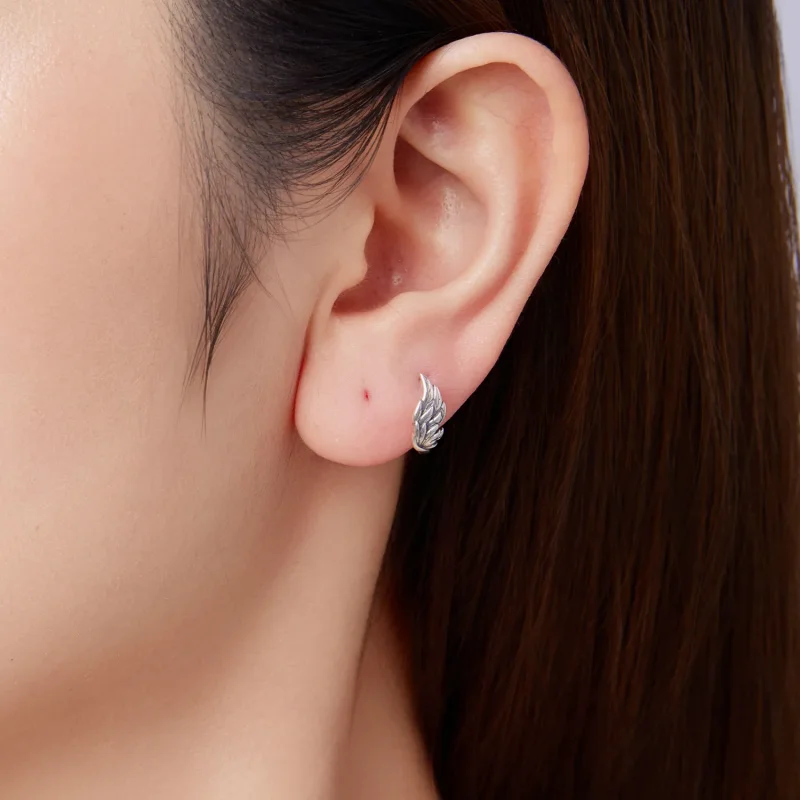 (zdjęcie do) Pandora Style 925 Srebro Próby 925 z Pozłacaniem na Biało Kolczyki typu Climber - Wyświetl 6