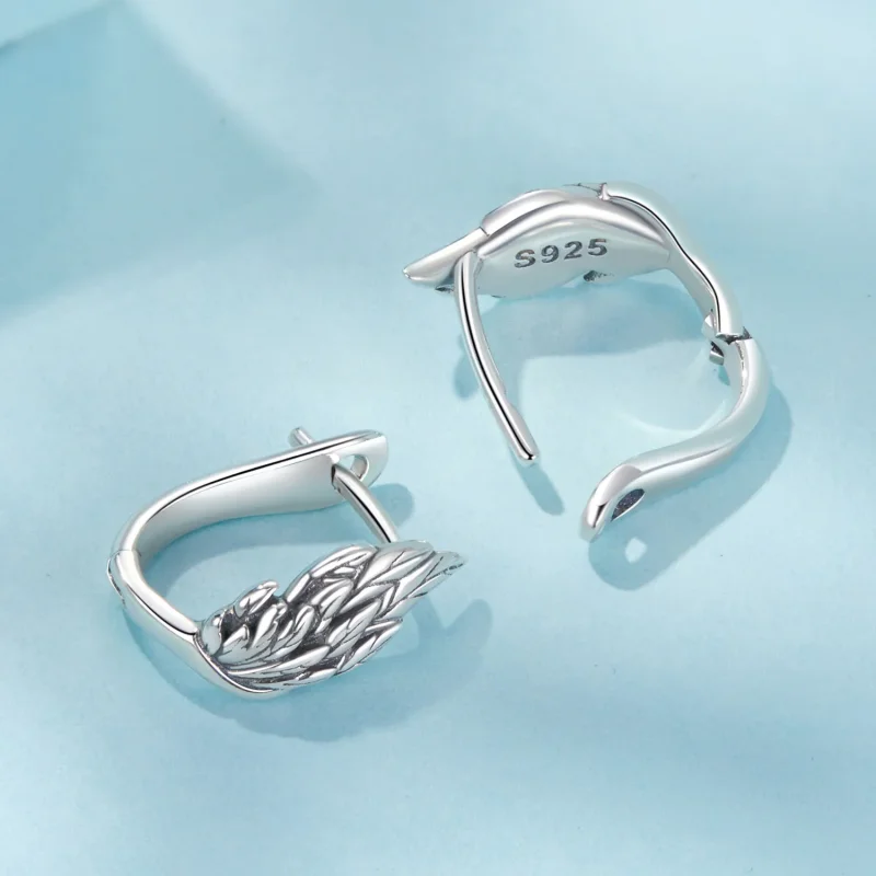 (zdjęcie do) Pandora Style 925 Srebro Próby 925 z Pozłacaniem na Biało Kolczyki typu Climber - Wyświetl 8
