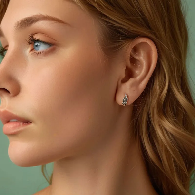 (zdjęcie do) Pandora Style 925 Srebro Próby 925 z Pozłacaniem na Biało Kolczyki typu Climber - Wyświetl 11