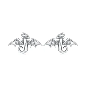 Pandora Style 925 Srebro Próby 925 Oksydowane Kolczyki Słupki z Wizerunkiem Smoka Opis - SCE1931 (zdjęcie do) Pandora Style 925 Srebro Próby 925 Oksydowane Kolczyki Słupki z Wizerunkiem Smoka Opis - SCE1931