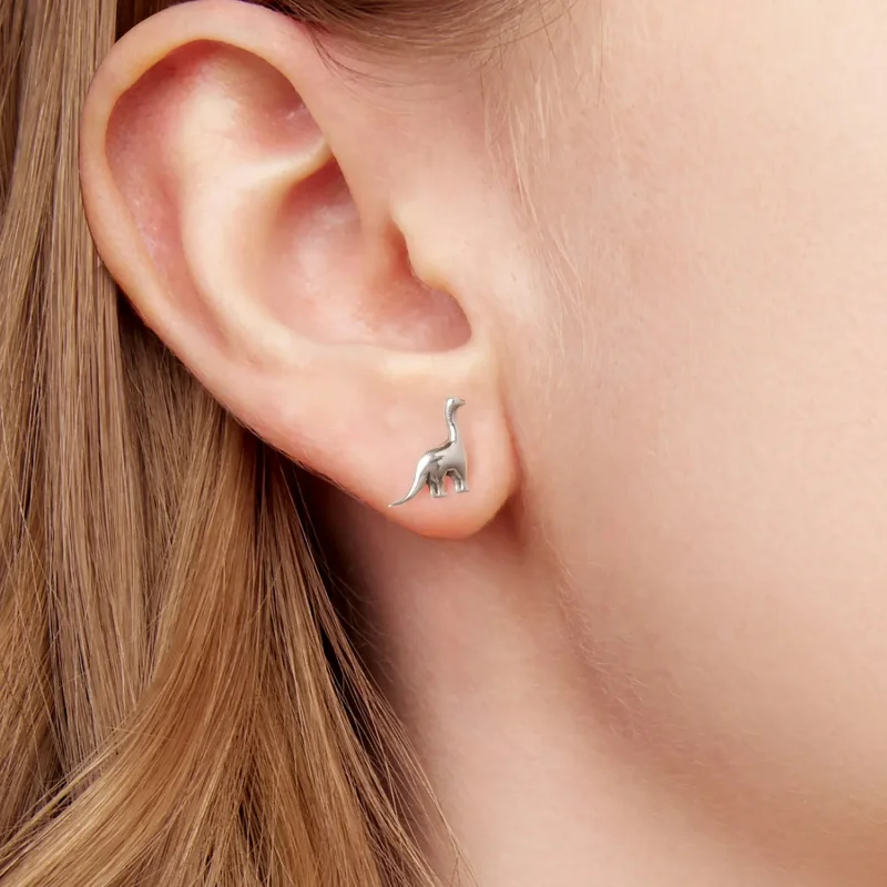 (zdjęcie do) Pandora Style 925 Srebro Próby 925 Platynowane Asymetryczne Kolczyki Wbijane Din - Wyświetl 9