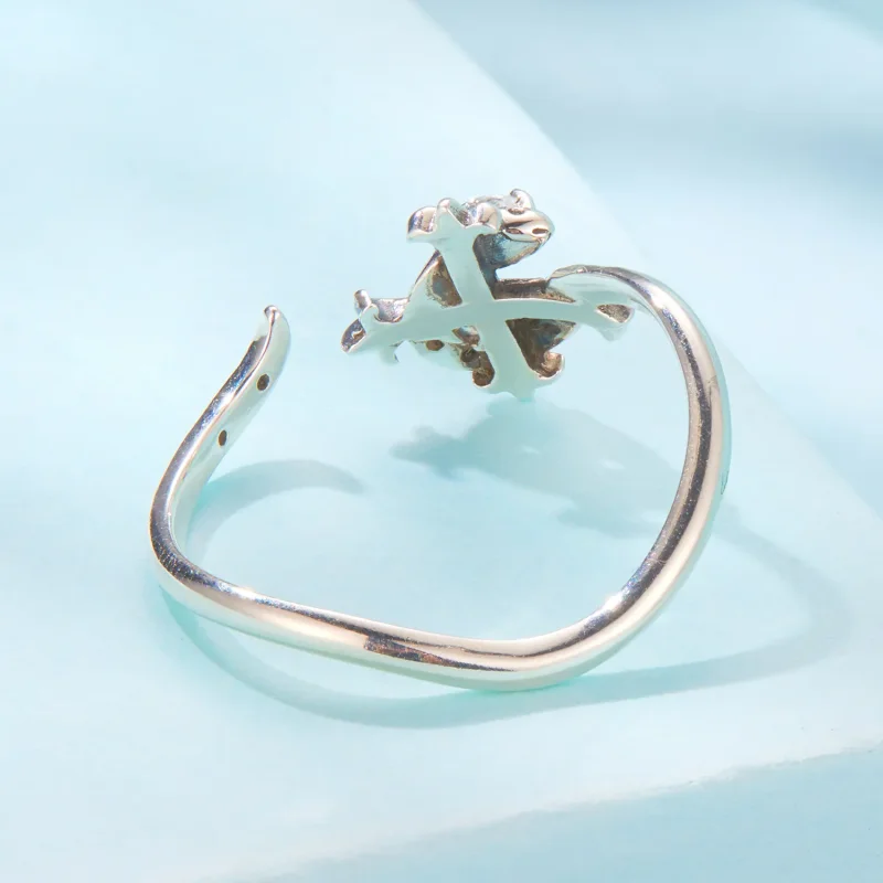 (zdjęcie do) Pandora Style 925 Srebrna pierścionek otwarty wąż tęczówka - Cyrkonia - SCR1136- - Wyświetl 4