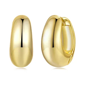 Pandora Style Kolczyki Słupki z Miedzianą Bazą, Srebrnymi Sztachetami 925 i Złoceniem - YIE275-B (zdjęcie do) Pandora Style Kolczyki Słupki z Miedzianą Bazą, Srebrnymi Sztachetami 925 i Złoceniem - YIE275-B