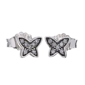 Srebrne kolczyki Motyl | PANDORA (zdjęcie do) Srebrne kolczyki Motyl | PANDORA
