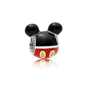 (zdjęcie do) Disney Charms Ikona sylwetka myszy Mickey - PANDORA