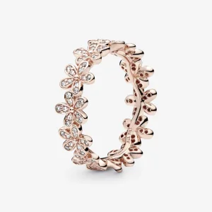 Jaskrawym Stokrotki Band Rose Ring - Pandora PL (zdjęcie do) Jaskrawym Stokrotki Band Rose Ring - Pandora PL