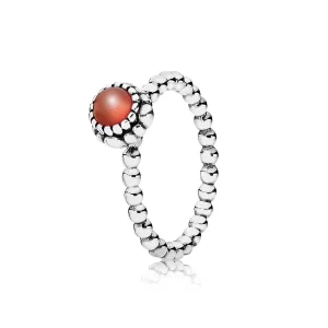 (zdjęcie do) Lipiec Birthstone Pierścień - Pandora PL