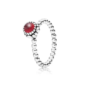 Stycznia Birthstone Pierścień - Pandora PL (zdjęcie do) Stycznia Birthstone Pierścień - Pandora PL