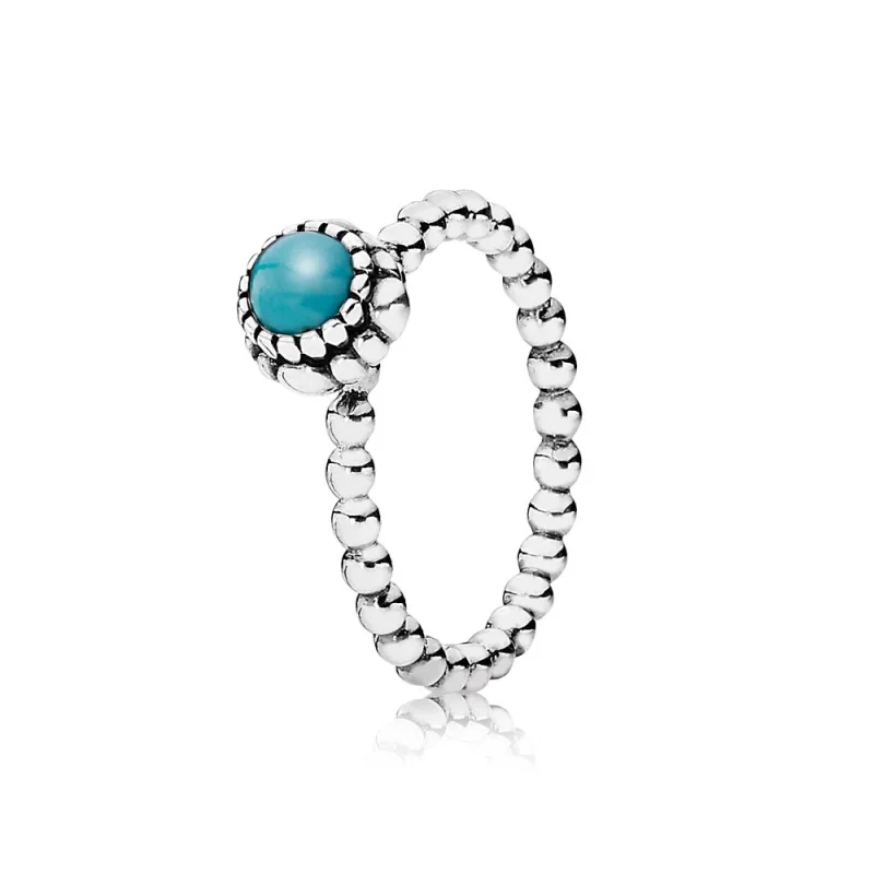 (zdjęcie do) Grudnia Birthstone Pierścień - Pandora PL