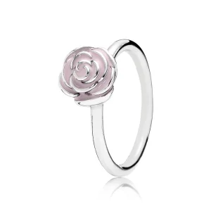 PANDORA Rose Garden Stackable Ring, Pink Enamel (zdjęcie do) PANDORA Rose Garden Stackable Ring, Pink Enamel