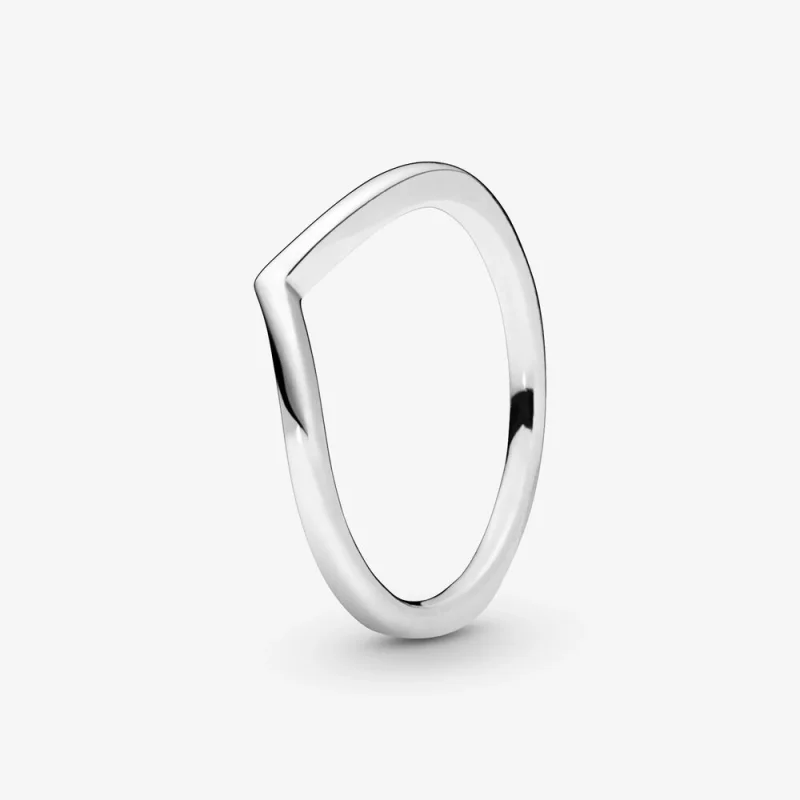(zdjęcie do) Srebrny pierścionek wishbone | PANDORA