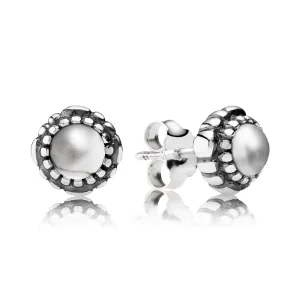 April Birthstone Stud Earrings - Pandora PL (zdjęcie do) April Birthstone Stud Earrings - Pandora PL