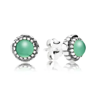 May Birthstone Stud Earrings - Pandora PL (zdjęcie do) May Birthstone Stud Earrings - Pandora PL