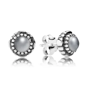 June Birthstone Stud Earrings - Pandora PL (zdjęcie do) June Birthstone Stud Earrings - Pandora PL