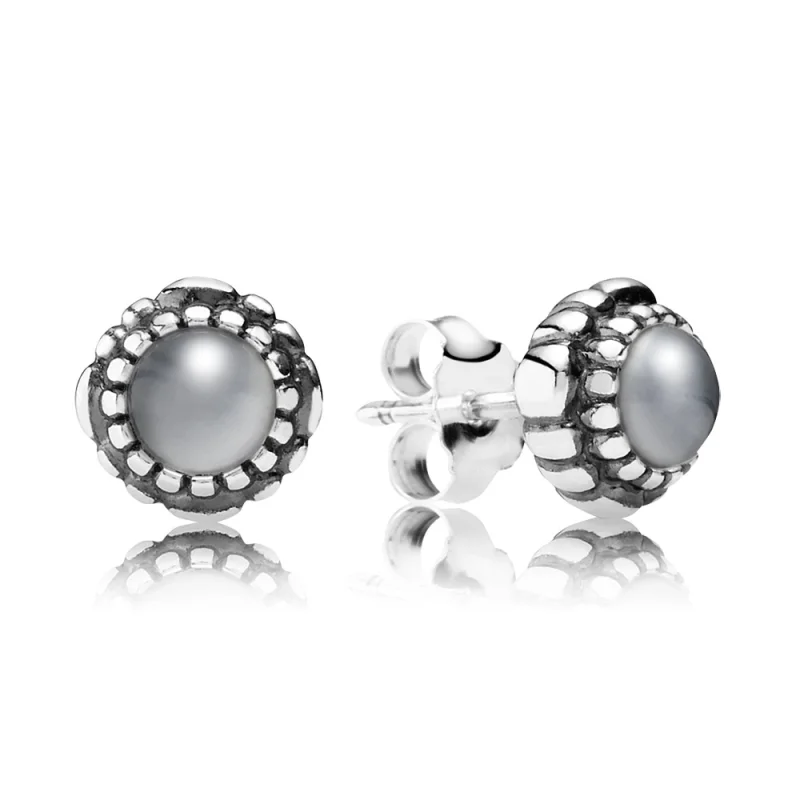 (zdjęcie do) June Birthstone Stud Earrings - Pandora PL