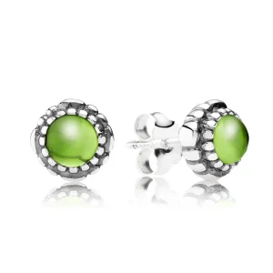 August Birthstone Stud Earrings - Pandora PL (zdjęcie do) August Birthstone Stud Earrings - Pandora PL