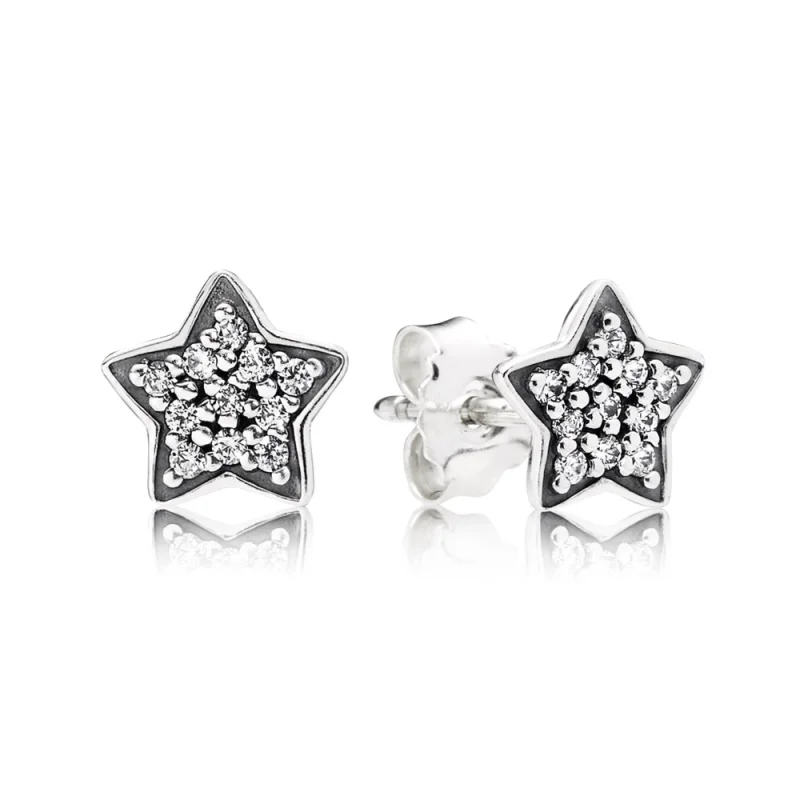 (zdjęcie do) Pandora Pavé Star Stud Earrings - Pandora PL