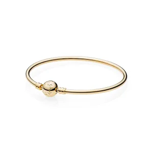 (zdjęcie do) Zlota Bransoletka PANDORA bangle Moments