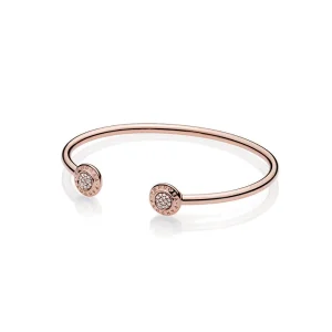 (zdjęcie do) Bransoletka Pandora Rose Bangle, Cyrkonia Sześcienna