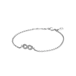 PANDORA Symbol of Infinity Bracelet, Clear CZ (zdjęcie do) PANDORA Symbol of Infinity Bracelet, Clear CZ
