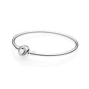 PANDORA Moments Srebrna Bransoletka z Zapięciem w Kształcie Kochającego Serca - 590746EN23 (zdjęcie do) PANDORA Moments Srebrna Bransoletka z Zapięciem w Kształcie Kochającego Serca - 590746EN23