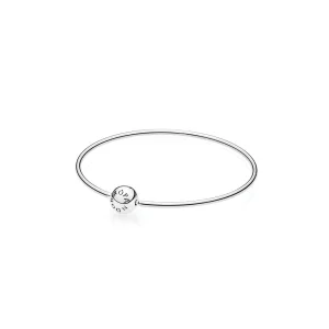 (zdjęcie do) Srebrna bransoletka bangle ESSENCE - Pandora PL