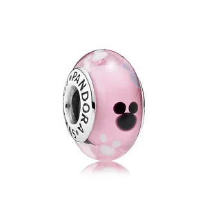 (zdjęcie do) Mickey Mouse Icon Murano Glass Charm - Pandora PL