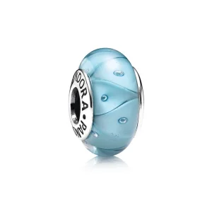PANDORA Turquoise Looking Glass Bead (zdjęcie do) PANDORA Turquoise Looking Glass Bead