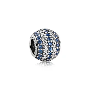 (zdjęcie do) Nautical pavé lights, blue crystal & clear cz - Pandora PL