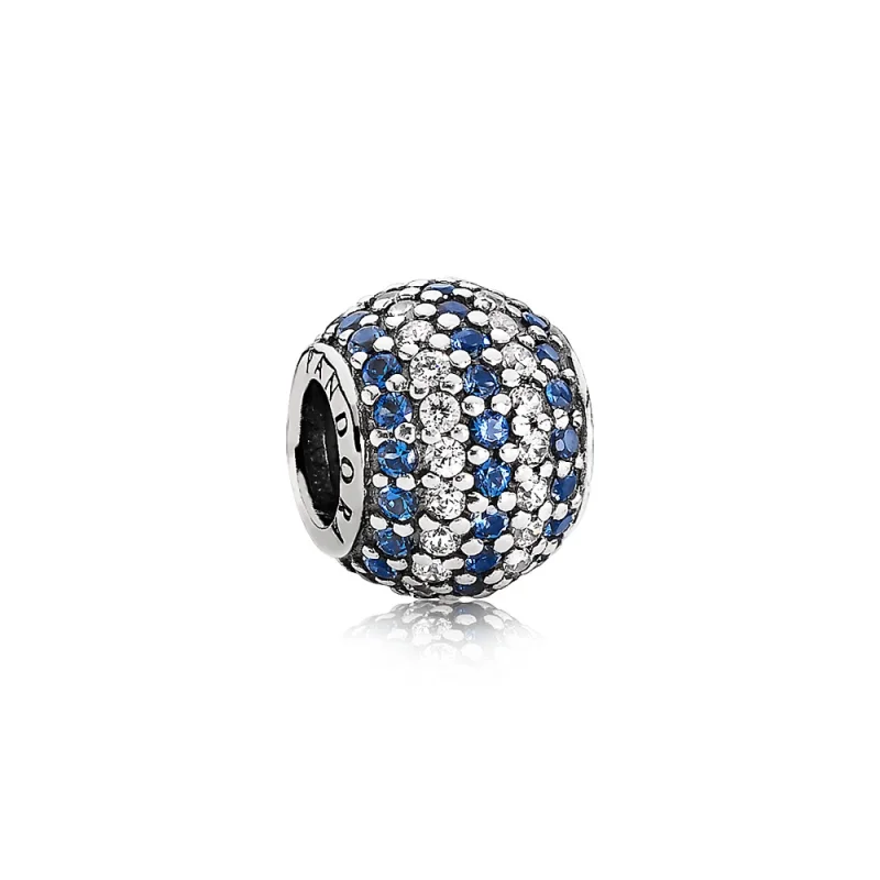 (zdjęcie do) Nautical pavé lights, blue crystal & clear cz - Pandora PL