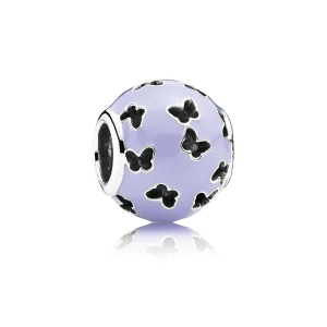 Lavender Fluttering Butterflies Charm - Pandora PL (zdjęcie do) Lavender Fluttering Butterflies Charm - Pandora PL