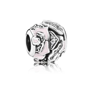 Delicate Rose, Pink Enamel & Clear CZ - Pandora PL (zdjęcie do) Delicate Rose, Pink Enamel & Clear CZ - Pandora PL