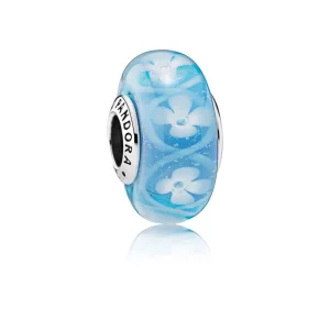 Charms PANDORA Szklane fioletowe kwiaty (zdjęcie do) Charms PANDORA Szklane fioletowe kwiaty