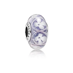 PANDORA Purple Field of Flowers Bead (zdjęcie do) PANDORA Purple Field of Flowers Bead