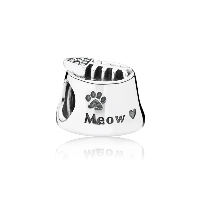 (zdjęcie do) Cat bowl Charm - Pandora PL