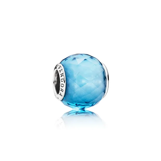 (zdjęcie do) Charms Jasnoniebieskie Fasetki - Pandora PL