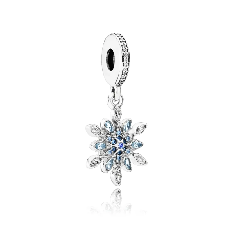 (zdjęcie do) PANDORA Skrystalizowany Śnieżny Wisiorek - 791761nblmx