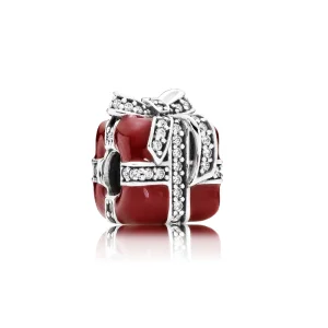 (zdjęcie do) Red Sparkling Surprise Charm - Pandora PL