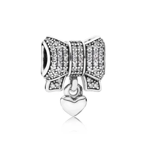 Charms Serce i Kokarda - Pandora PL (zdjęcie do) Charms Serce i Kokarda - Pandora PL