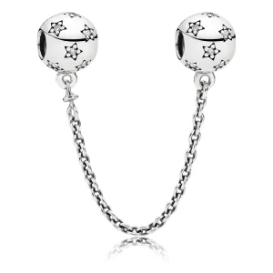 (zdjęcie do) Star silver safety chain - Pandora PL