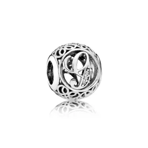 (zdjęcie do) PANDORA Wintage Litera G Charm - 791851cz