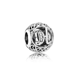 (zdjęcie do) PANDORA Wintage Litera H Oczko - 791852cz