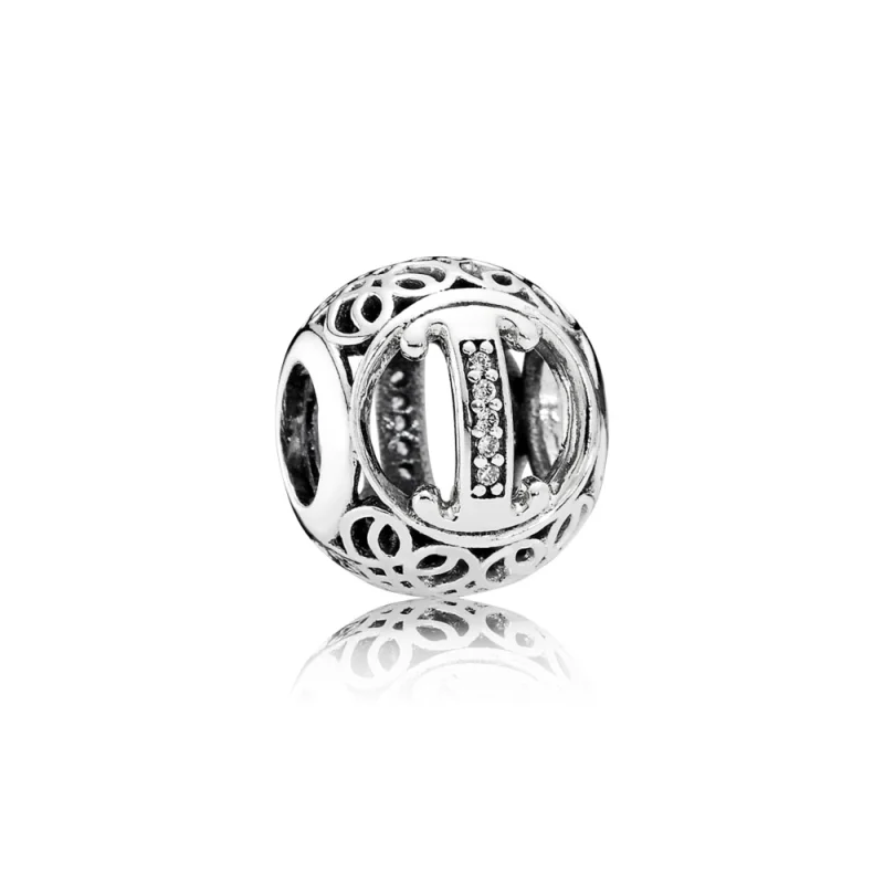 (zdjęcie do) PANDORA Wintage Litera I Ozdoba - 791853cz