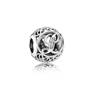 (zdjęcie do) PANDORA Wintage Litera L Oczko - 791856cz