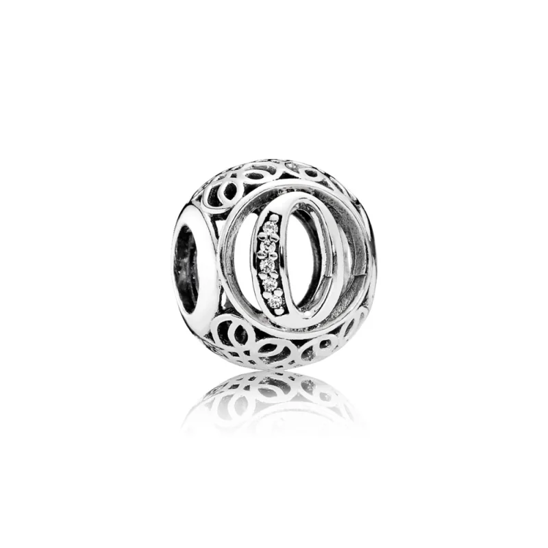 (zdjęcie do) PANDORA Wintage Litera O Charm - 791859cz